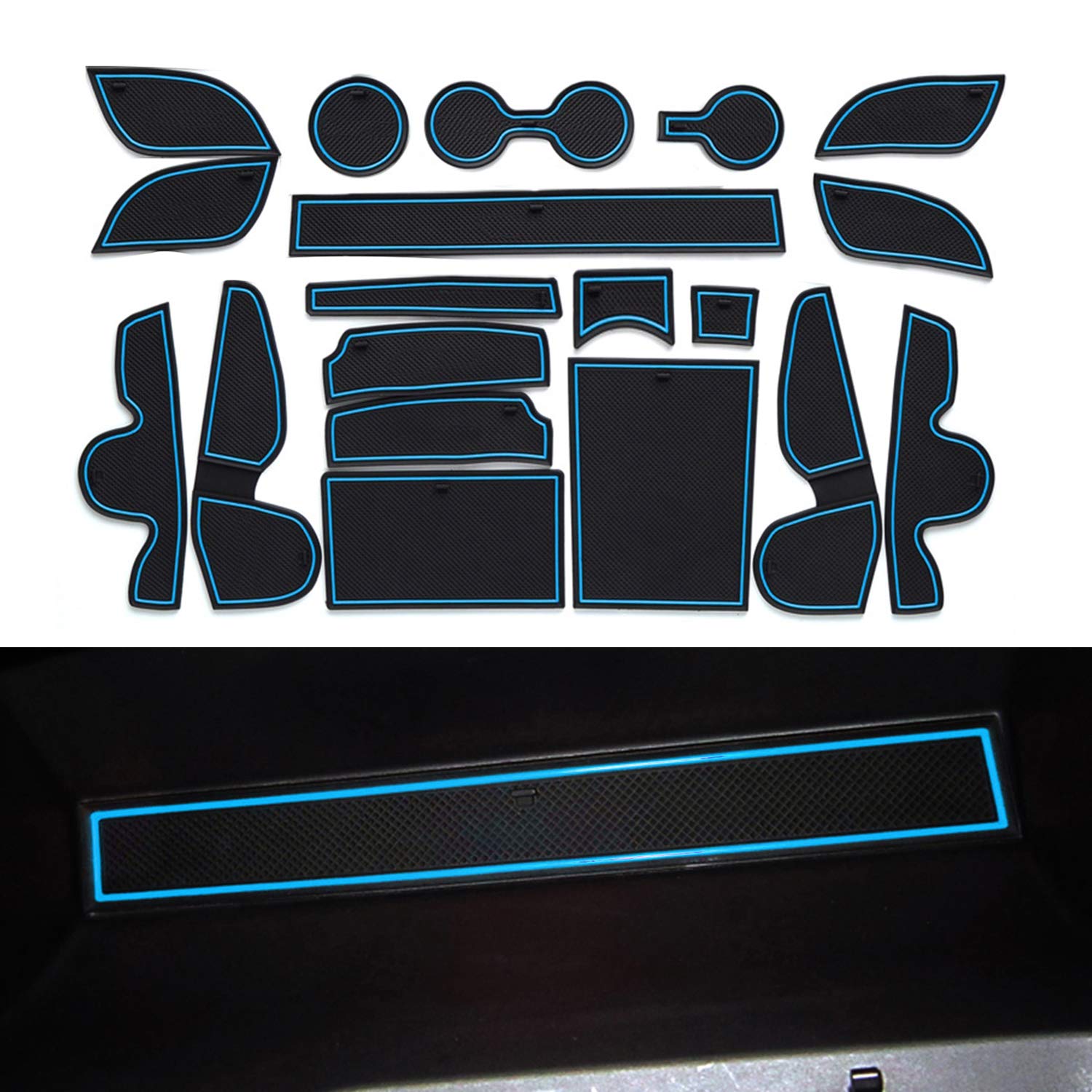 YEE PIN Auto Türnut Anti Rutsch Pad Kompatibel mit Hyundai Tucson TL 2016-2020 Autoinnenausstattung Wasserbecher Aufbewahrungsbox Anti-Rutsch-Matte Gummimatte Antirutschmatten YEE PIN Auto Türnut Anti Rutsch Pad Kompatibel mit Hyundai Tucson TL 2016-2020 Autoinnenausstattung Wasserbecher Aufbewahrungsbox Anti-Rutsch-Matte Gummimatte Antirutschmatten von YEE PIN