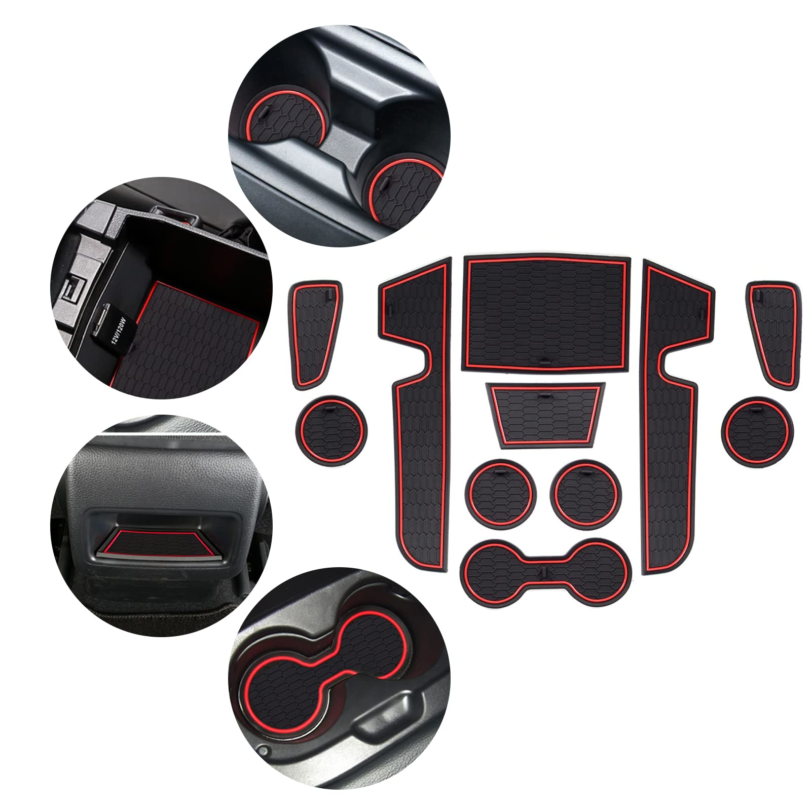 YEE PIN Corolla E210 Türnut Anti Rutsch Pad Kompatibel mit Toyota Corolla E210 2019-2023 Autoinnenausstattung Wasserbecher Aufbewahrungsbox Anti-Rutsch-Matte Gummimatte Antirutschmatten 11-Piece Set YEE PIN Corolla E210 Türnut Anti Rutsch Pad Kompatibel mit Toyota Corolla E210 2019-2023 Autoinnenausstattung Wasserbecher Aufbewahrungsbox Anti-Rutsch-Matte Gummimatte Antirutschmatten 11-Piece Set von YEE PIN