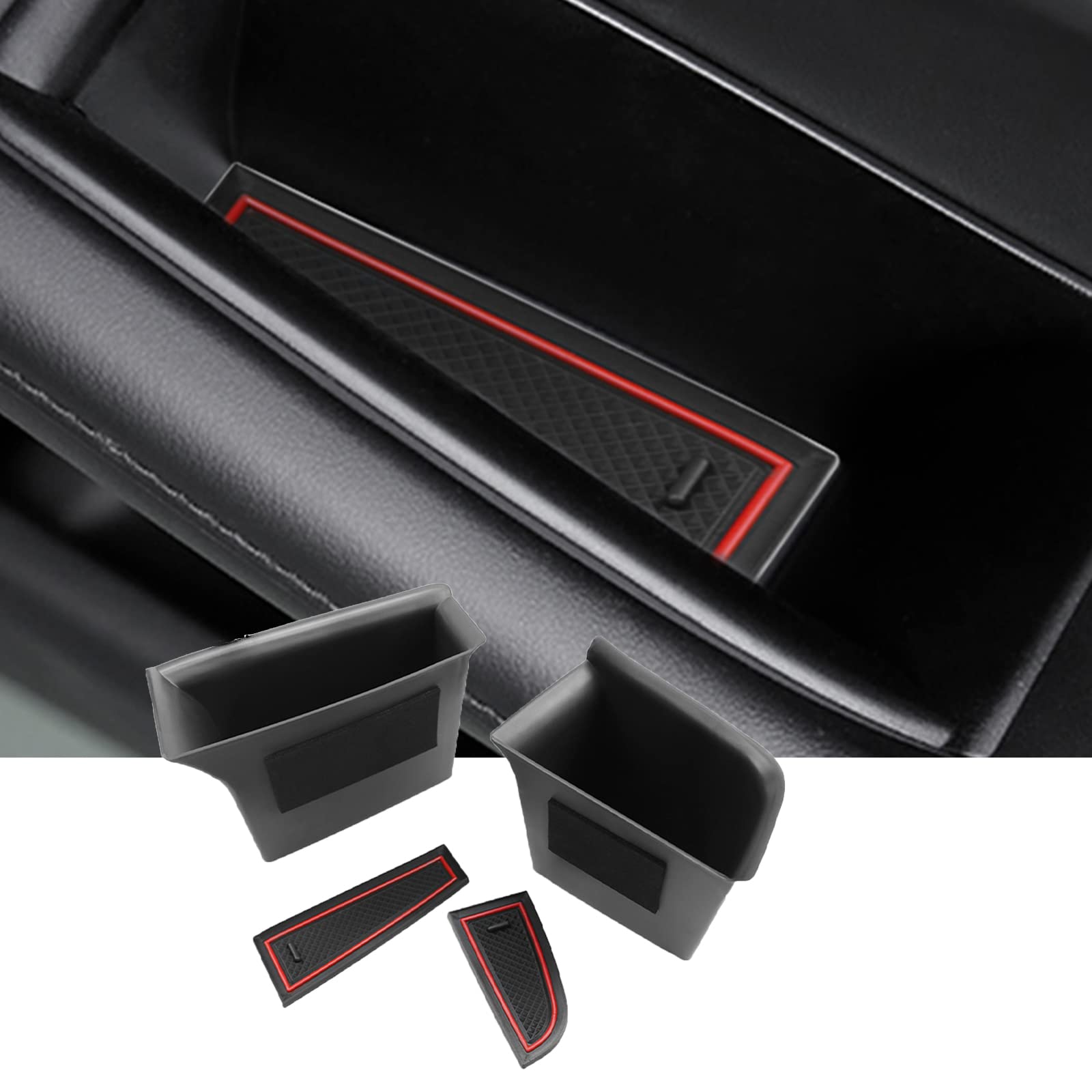 YEE PIN Front Door Aufbewahrungsbox Für Mazda 3 2019-2023 / CX-30 CX30 2019-2023 Autotür Zubehör Mazda 3 CX-30 Organizer Konsole Seitentasche Speichern Kleine Veränderung von YEE PIN