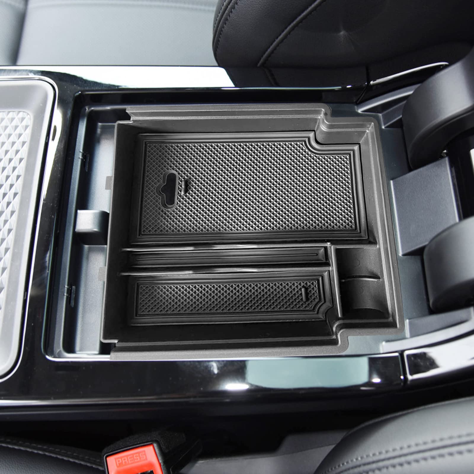 YEE PIN Für Evoque Aufbewahrungsbox Kompatibel mit Range Rover Evoque 2022 2023 Mittelkonsole Organizer Tray für Armlehne Organizer Zubehör Mit Rutschfestermatte YEE PIN Für Evoque Aufbewahrungsbox Kompatibel mit Range Rover Evoque 2022 2023 Mittelkonsole Organizer Tray für Armlehne Organizer Zubehör Mit Rutschfestermatte von YEE PIN