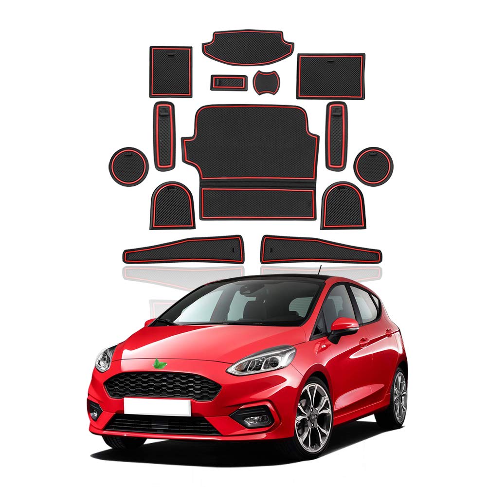 YEE PIN Für Fiesta 8 2017-2023 Gummimatten Fiesta ST MK8 Zubehör Interieur rutschfeste Matten für Mittelkonsole Aufbewahrungsbox Puma ST Innenausstattung YEE PIN Für Fiesta 8 2017-2023 Gummimatten Fiesta ST MK8 Zubehör Interieur rutschfeste Matten für Mittelkonsole Aufbewahrungsbox Puma ST Innenausstattung von YEE PIN