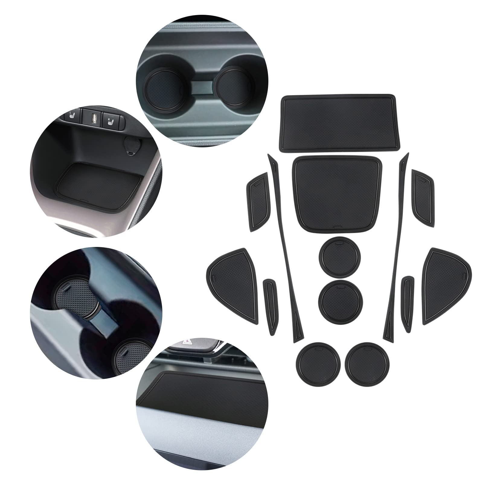 YEE PIN Gummimatten für Toyota Yaris Cross SUV 2021+ Interieur rutschfeste Matten für Mittelkonsole Aufbewahrungsbox Autoteile Innenausstattung YEE PIN Gummimatten für Toyota Yaris Cross SUV 2021+ Interieur rutschfeste Matten für Mittelkonsole Aufbewahrungsbox Autoteile Innenausstattung von YEE PIN