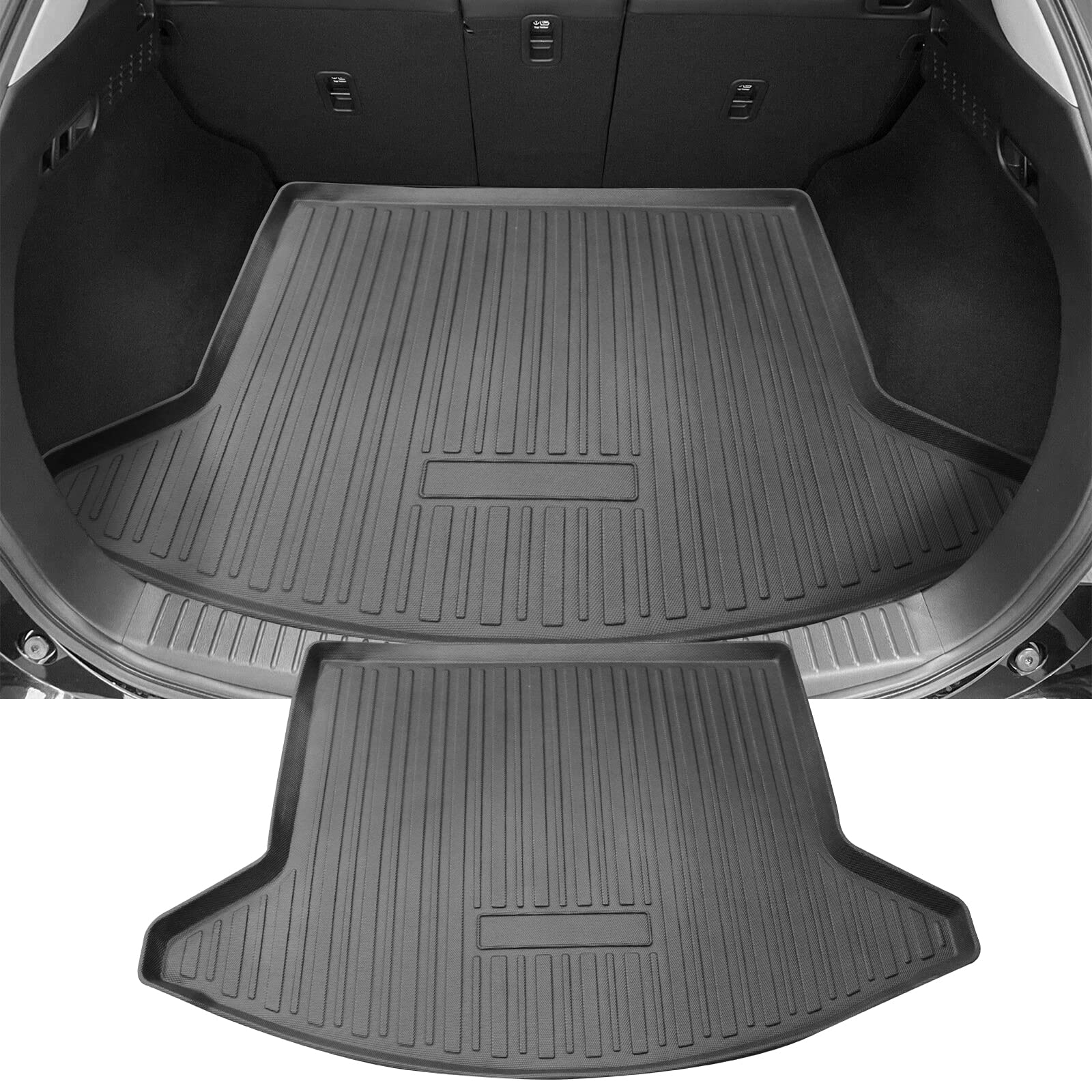 YEE PIN Kofferraummatte für Mazda CX-5 2017-2022 2023, Seitenschutz Langlebiges und verschleißfestes Laderaumschale Schutzmatte Mazda CX-5 Kofferraumwanne Rutschfester von YEE PIN