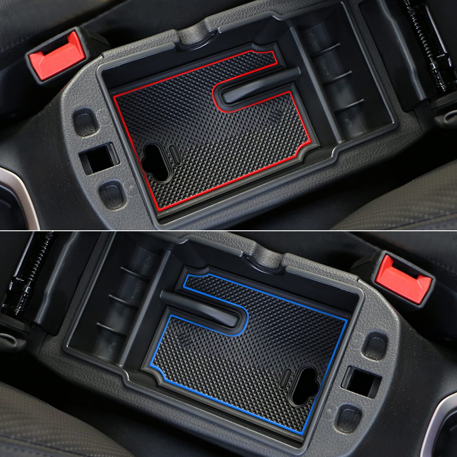 YEE PIN Kompatibel mit Jeep Renegade 2012-2022 Aufbewahrungsbox Mittelkonsole Organizer Tray für Armlehne Organizer Zubehör mit 3 Farben Matten YEE PIN Kompatibel mit Jeep Renegade 2012-2022 Aufbewahrungsbox Mittelkonsole Organizer Tray für Armlehne Organizer Zubehör mit 3 Farben Matten von YEE PIN