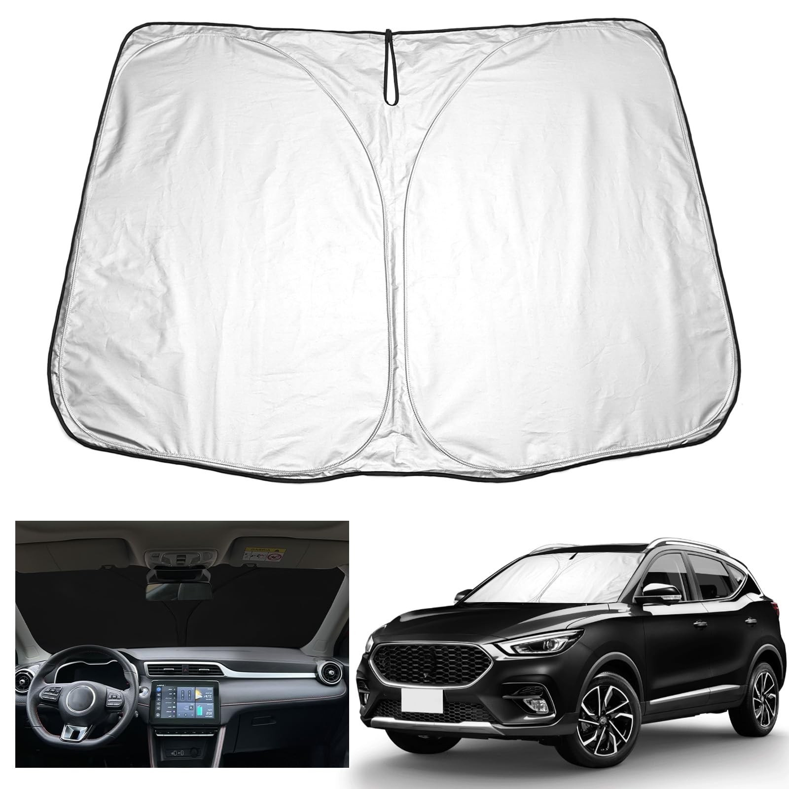 YEE PIN MG ZS EV Sonnenschutz Auto kompatibel mit MG ZS Facelift 2018-2023 2024,Faltbare Auto Sonnenschirm MG ZS Frontscheibe Windschutzscheibe UV Staub Schutz YEE PIN MG ZS EV Sonnenschutz Auto kompatibel mit MG ZS Facelift 2018-2023 2024,Faltbare Auto Sonnenschirm MG ZS Frontscheibe Windschutzscheibe UV Staub Schutz von YEE PIN