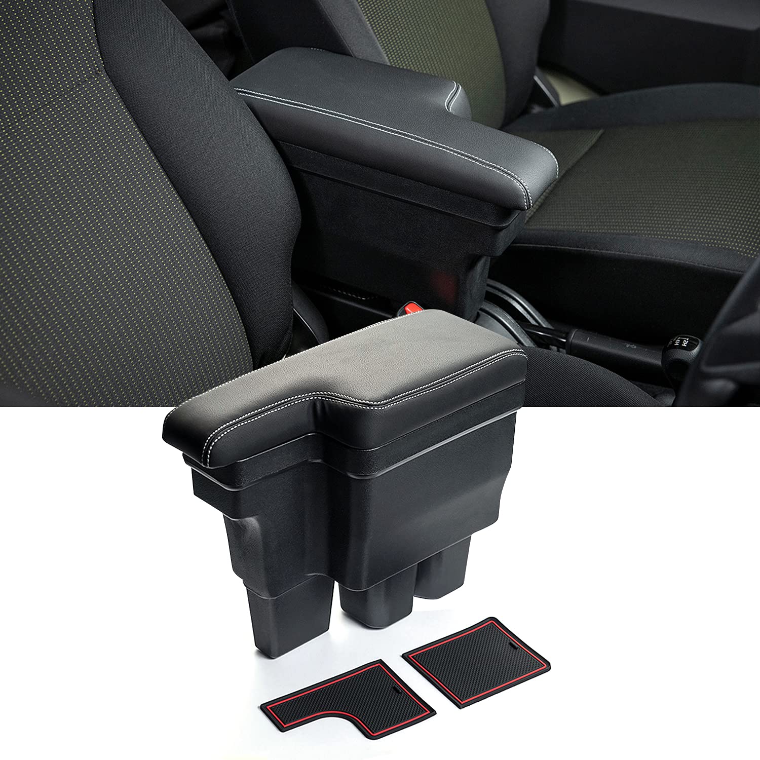 YEEPIN Mittelkonsole 2018-2025 JIMNY JB74 JB64 | Auto Armlehne Zubehör | Ellenbogenstütze Zusätzliche Aufbewahrungsbox 1PCS YEEPIN Mittelkonsole 2018-2025 JIMNY JB74 JB64 | Auto Armlehne Zubehör | Ellenbogenstütze Zusätzliche Aufbewahrungsbox 1PCS von YEE PIN