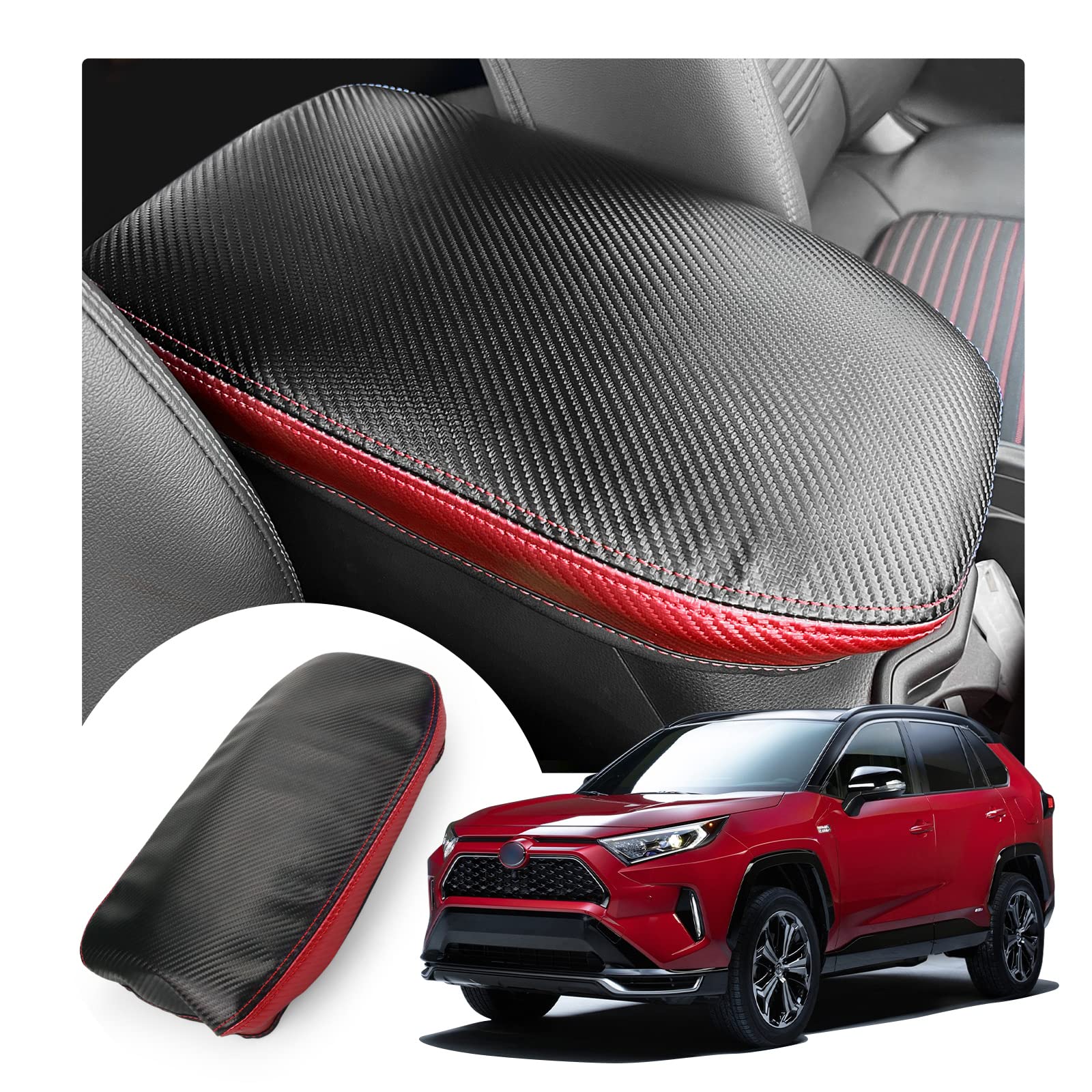 YEE PIN Mittelkonsole Armlehne kompatibel mit Toyota RAV4 2018-2022 Armlehnenbezug Mittelkonsole Abdeckung | Armlehne schützen | Innenraum Zubehör Dekoration YEE PIN Mittelkonsole Armlehne kompatibel mit Toyota RAV4 2018-2022 Armlehnenbezug Mittelkonsole Abdeckung | Armlehne schützen | Innenraum Zubehör Dekoration von YEE PIN
