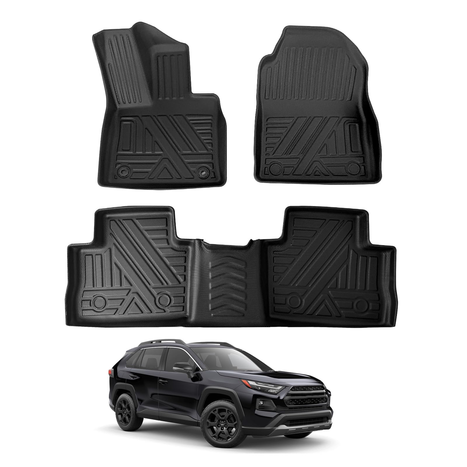 YEE PIN RAV4 2023 Fussmatten fußmatten Kompatibel mit Toyota RAV4 2019-2023 2024 Langlebiges und verschleißfestes Kompletter Satz RAV 4 Fußmatten wasserdicht und rutschfest YEE PIN RAV4 2023 Fussmatten fußmatten Kompatibel mit Toyota RAV4 2019-2023 2024 Langlebiges und verschleißfestes Kompletter Satz RAV 4 Fußmatten wasserdicht und rutschfest von YEE PIN