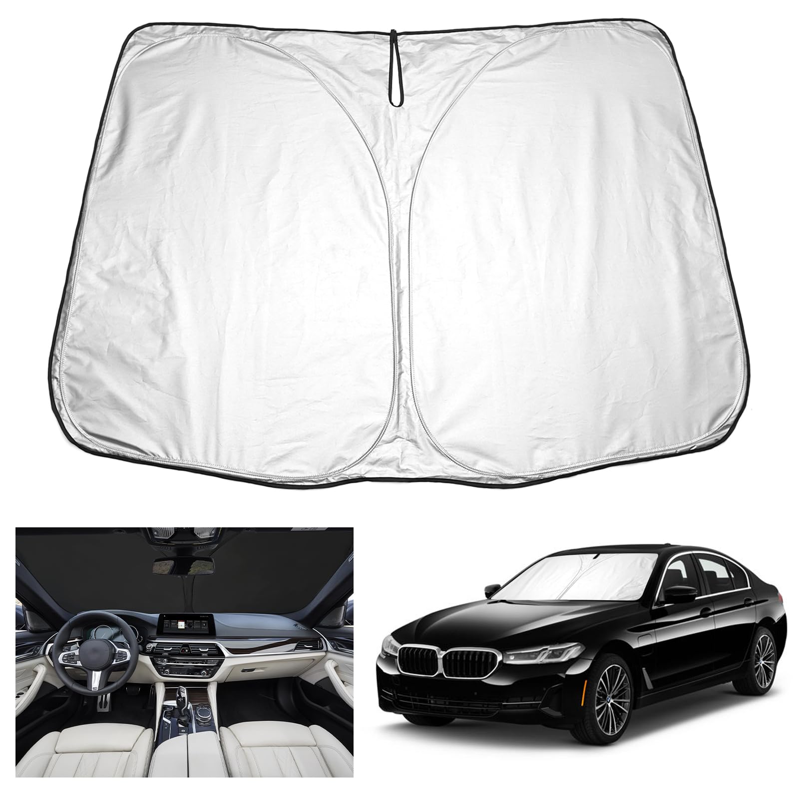 YEE PIN Serie 5 G30 G31 Sonnenschutz Auto kompatibel mit BMW Serie 5 5er G30 G31 G38 2018-2022 2023 2024,Faltbare Auto Sonnenschirm Frontscheibe Windschutzscheibe UV Staub Schutz YEE PIN Serie 5 G30 G31 Sonnenschutz Auto kompatibel mit BMW Serie 5 5er G30 G31 G38 2018-2022 2023 2024,Faltbare Auto Sonnenschirm Frontscheibe Windschutzscheibe UV Staub Schutz von YEE PIN