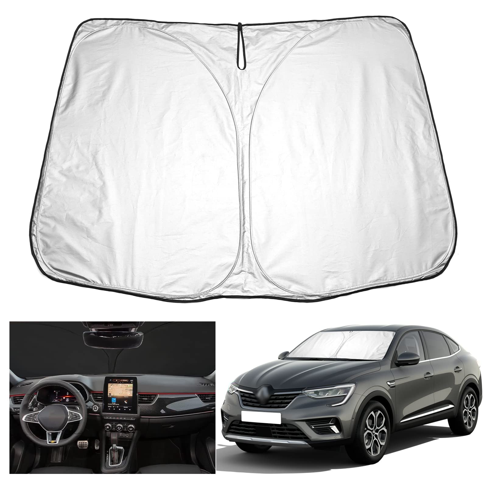 YEE PIN Sonnenschirm Auto kompatibel mit Nissan Juke F16 2020-2023,Faltbare Auto Sonnenschutz Juke F16 Frontscheibe Windschutzscheibe UV Staub Schutz YEE PIN Sonnenschirm Auto kompatibel mit Nissan Juke F16 2020-2023,Faltbare Auto Sonnenschutz Juke F16 Frontscheibe Windschutzscheibe UV Staub Schutz von YEE PIN