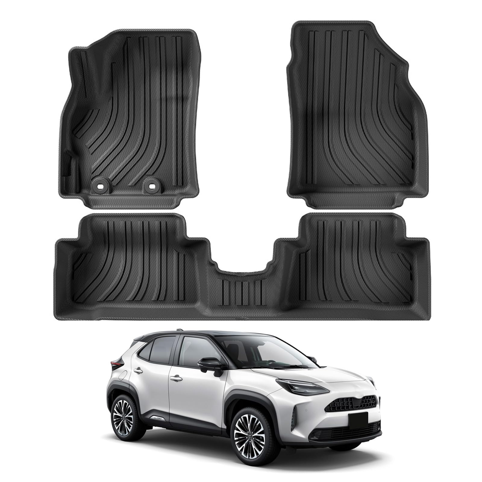 YEE PIN Yaris Cross SUV Fussmatten fußmatten Für Toyota Yaris Cross Hybrid SUV 2020-2024 Langlebiges und verschleißfestes Kompletter Satz Yaris CROS Fußmatten wasserdicht und rutschfest YEE PIN Yaris Cross SUV Fussmatten fußmatten Für Toyota Yaris Cross Hybrid SUV 2020-2024 Langlebiges und verschleißfestes Kompletter Satz Yaris CROS Fußmatten wasserdicht und rutschfest von YEE PIN