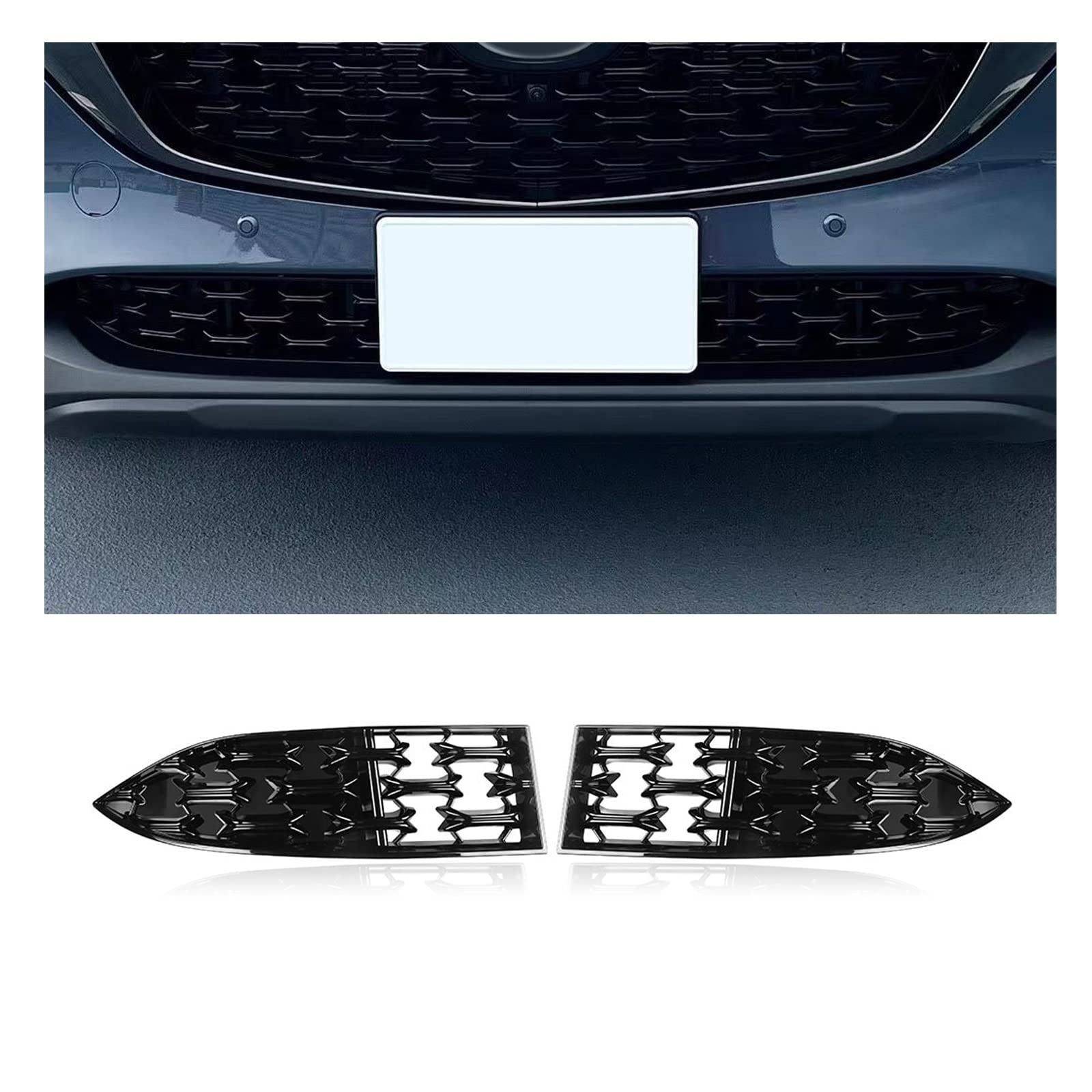 YEE PIN kompatibel mit 2022+ Mazda CX-5 cx5 KF Links rechts paaren - Stoßstangenschutz vorne - Pads-Einsätze - Vorderer Austausch Stoßstangenabdeckung Oberes unteres Gitter YEE PIN kompatibel mit 2022+ Mazda CX-5 cx5 KF Links rechts paaren - Stoßstangenschutz vorne - Pads-Einsätze - Vorderer Austausch Stoßstangenabdeckung Oberes unteres Gitter von YEE PIN