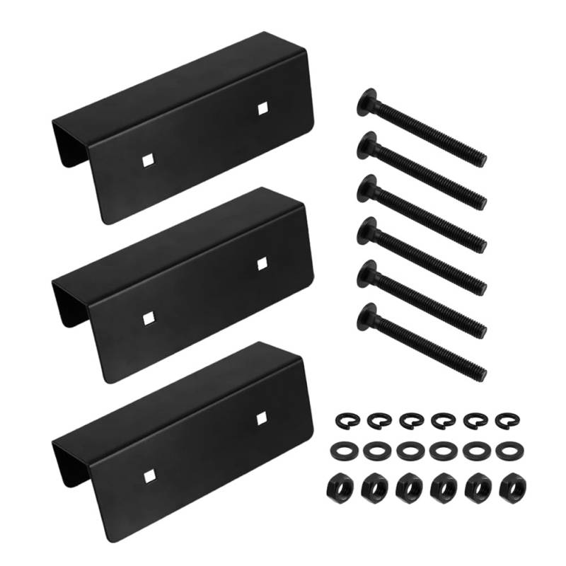 YEHEI Windgeräuschreduzierung für Dachgepäckträger, Windgeräuschunterdrückung, 3 Stück, schwarz von YEHEI
