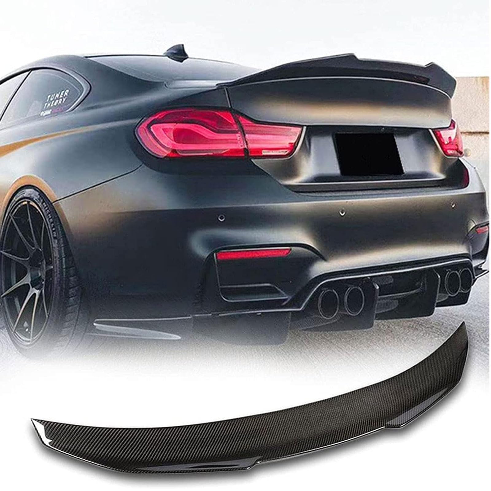 Auto Heckspoiler für BMW 4er F82 M4 Coupe 2014-2019, Kofferraum Spoiler Flügel Auto Styling Tuning Zubehör Auto Heckspoiler für BMW 4er F82 M4 Coupe 2014-2019, Kofferraum Spoiler Flügel Auto Styling Tuning Zubehör von YEHFVSJRUD