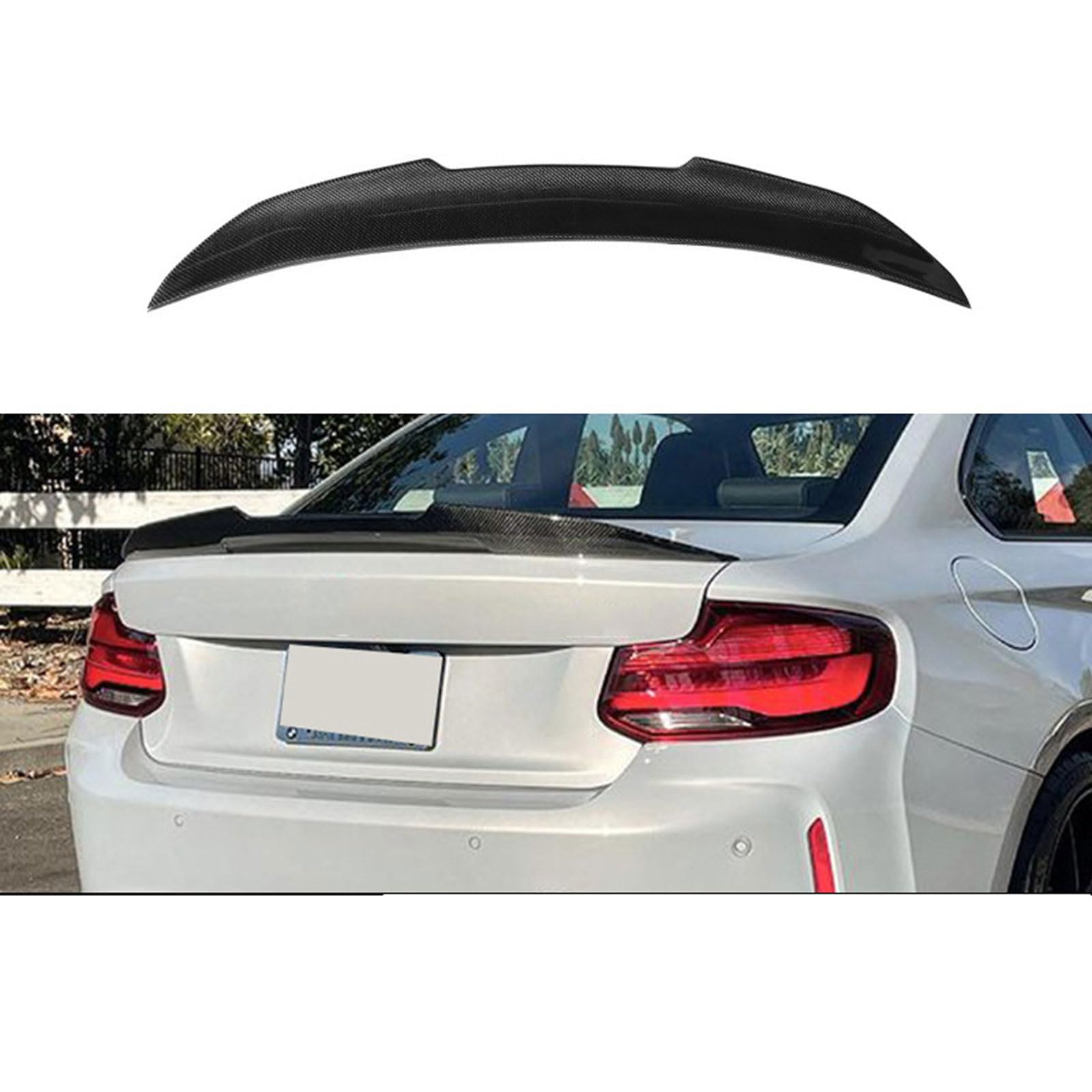 Auto Heckspoiler für BMW M2 F87 2016 2017 2018 2019 2020, Kofferraum Spoiler Flügel Auto Styling Tuning Zubehör Auto Heckspoiler für BMW M2 F87 2016 2017 2018 2019 2020, Kofferraum Spoiler Flügel Auto Styling Tuning Zubehör von YEHFVSJRUD