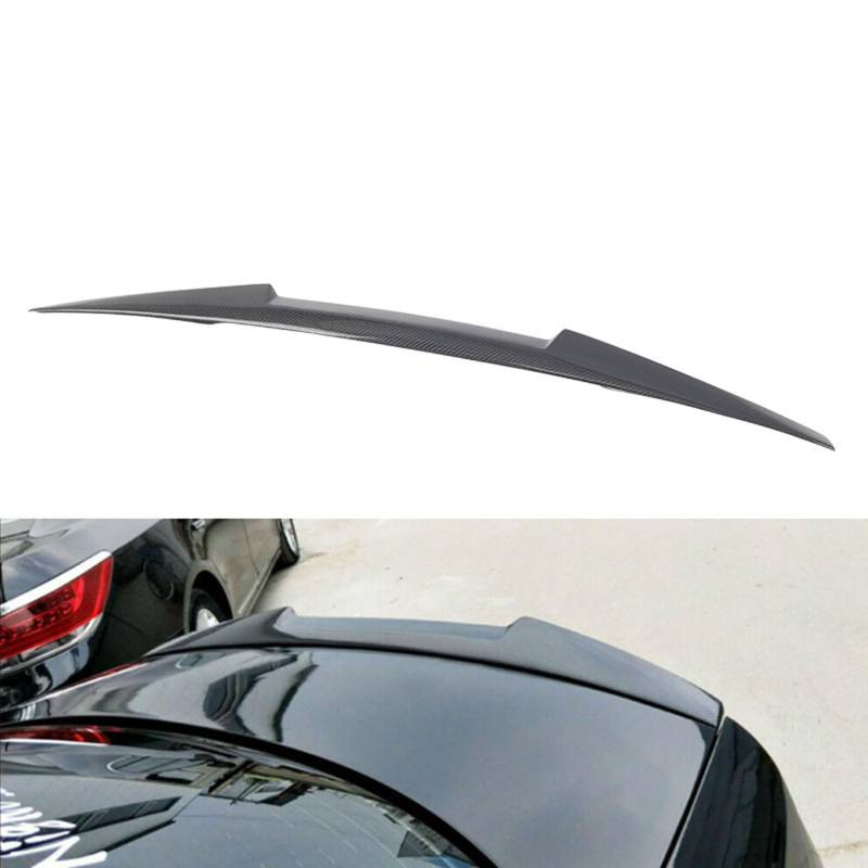 Auto Heckspoiler für BMW M3 E46 4 Door 1999-2002 2003 2004 2005, Kofferraum Spoiler Flügel Auto Styling Tuning Zubehör von YEHFVSJRUD
