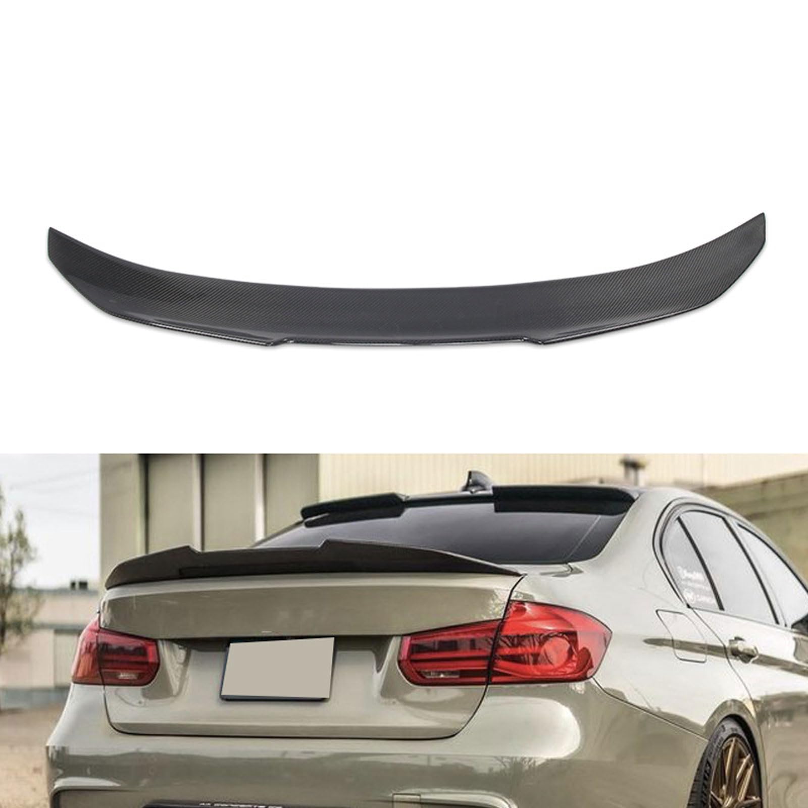 Auto Heckspoiler für BMW M3 F80 2014-2018 2019 2020, Kofferraum Spoiler Flügel Auto Styling Tuning Zubehör Auto Heckspoiler für BMW M3 F80 2014-2018 2019 2020, Kofferraum Spoiler Flügel Auto Styling Tuning Zubehör von YEHFVSJRUD