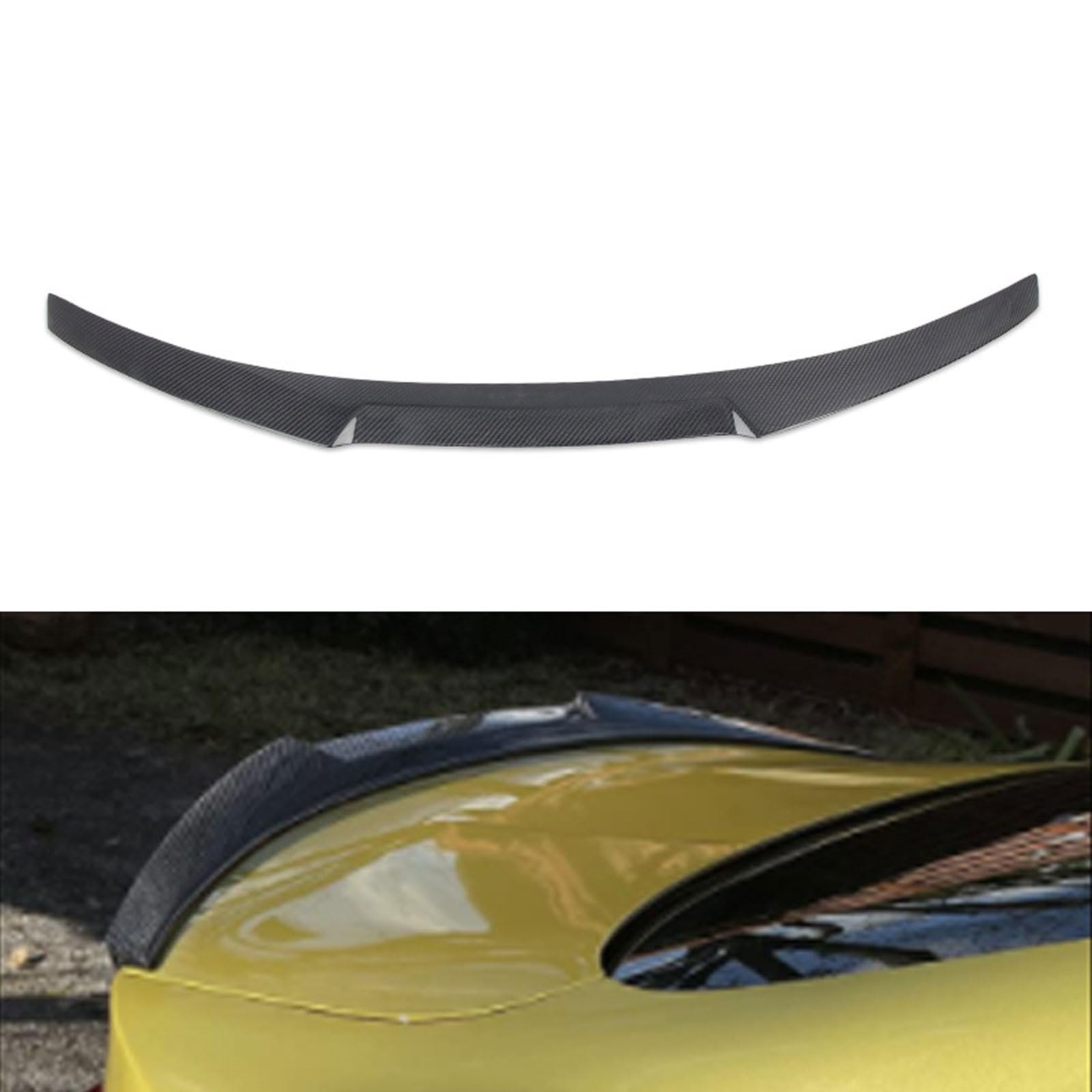 Auto Heckspoiler für BMW M4 F82 2014-2018 2019 2020, Kofferraum Spoiler Flügel Auto Styling Tuning Zubehör Auto Heckspoiler für BMW M4 F82 2014-2018 2019 2020, Kofferraum Spoiler Flügel Auto Styling Tuning Zubehör von YEHFVSJRUD