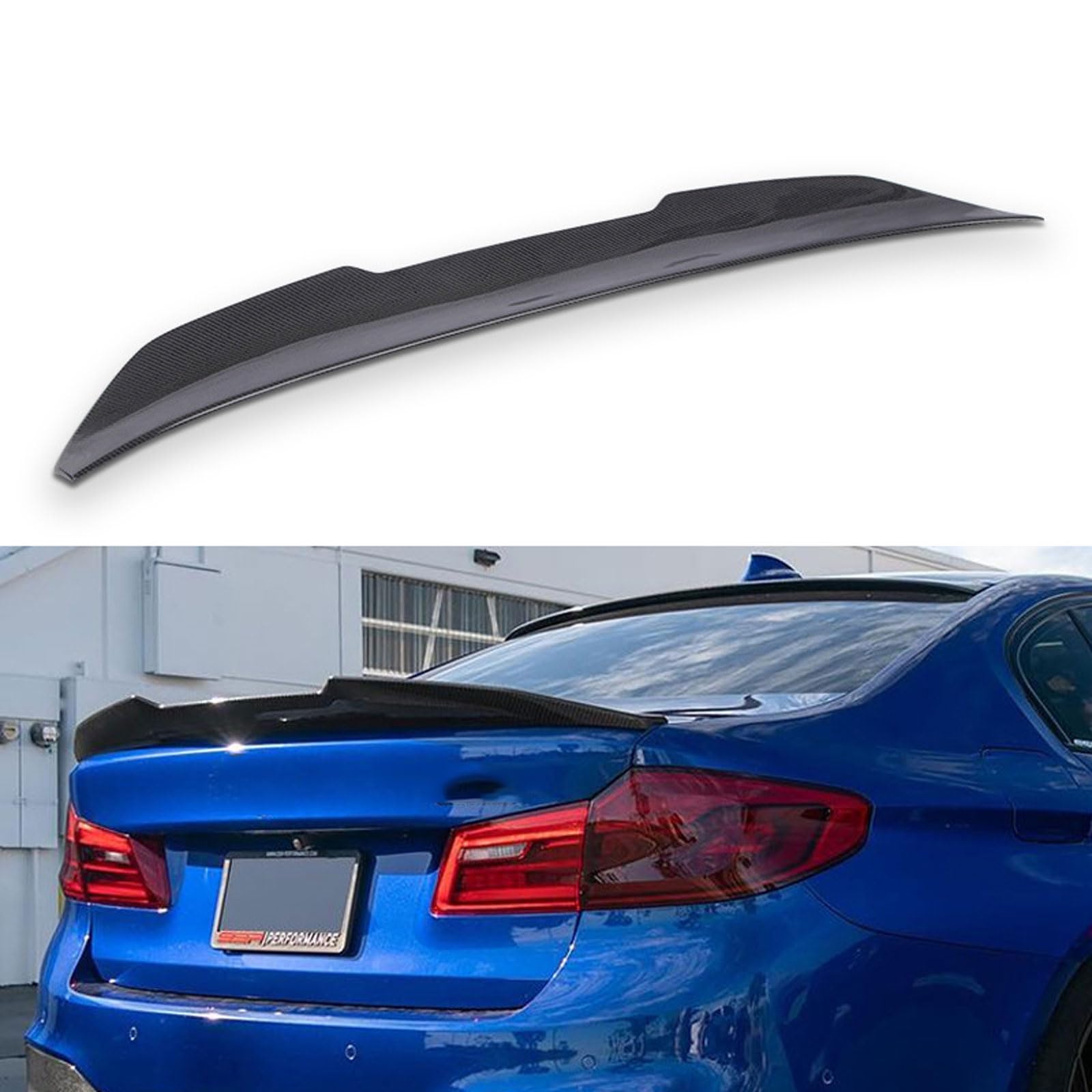 Auto Heckspoiler für BMW M5 F90 2017 2018 2019 2020 2021 2022, Kofferraum Spoiler Flügel Auto Styling Tuning Zubehör Auto Heckspoiler für BMW M5 F90 2017 2018 2019 2020 2021 2022, Kofferraum Spoiler Flügel Auto Styling Tuning Zubehör von YEHFVSJRUD