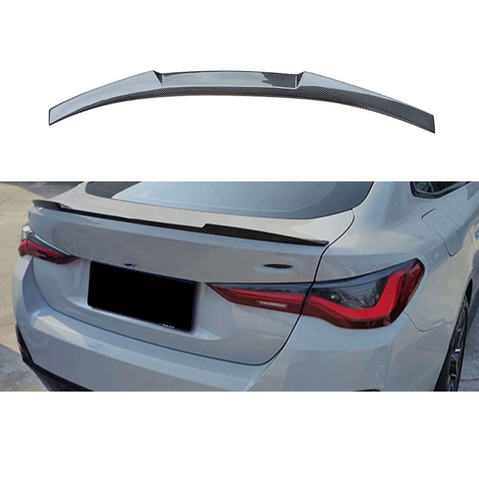 Auto Heckspoiler für BMW Series 4 G26 2020+, Kofferraum Spoiler Flügel Auto Styling Tuning Zubehör Auto Heckspoiler für BMW Series 4 G26 2020+, Kofferraum Spoiler Flügel Auto Styling Tuning Zubehör von YEHFVSJRUD