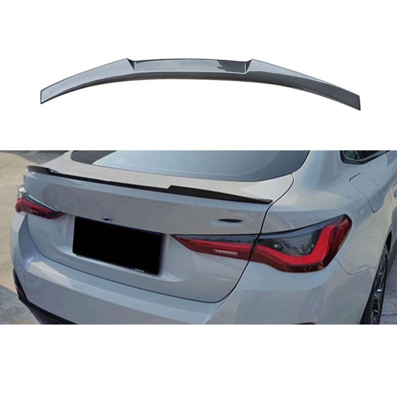 Auto Heckspoiler für BMW Series 4 G26 2020+, Kofferraum Spoiler Flügel Auto Styling Tuning Zubehör von YEHFVSJRUD