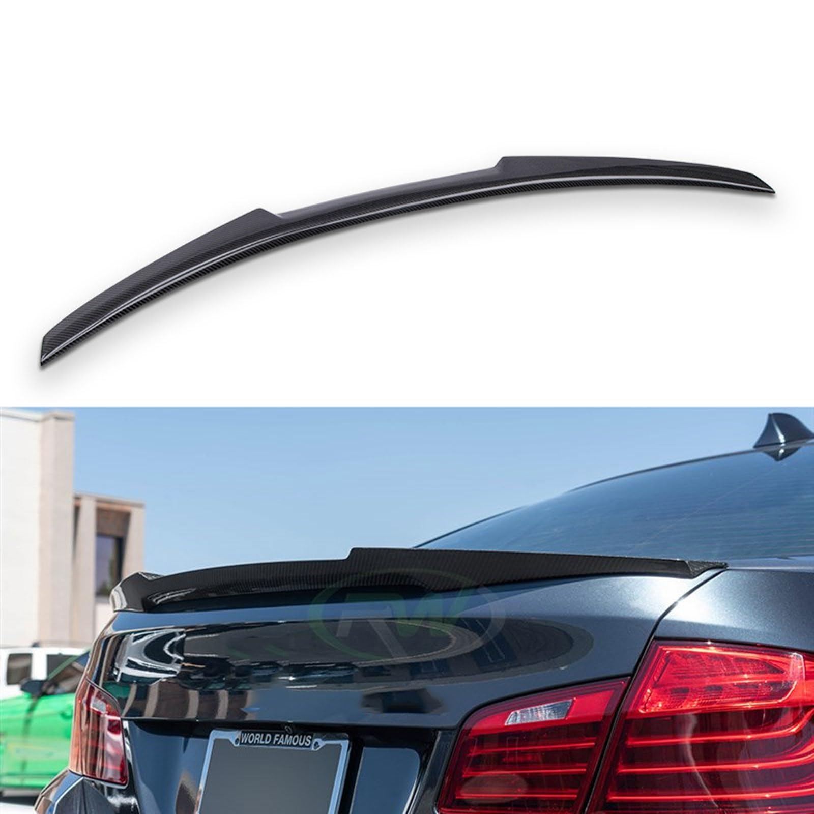 Auto Heckspoiler für BMW Series 5 F10 F18 2010-2014 2015 2016, Kofferraum Spoiler Flügel Auto Styling Tuning Zubehör Auto Heckspoiler für BMW Series 5 F10 F18 2010-2014 2015 2016, Kofferraum Spoiler Flügel Auto Styling Tuning Zubehör von YEHFVSJRUD