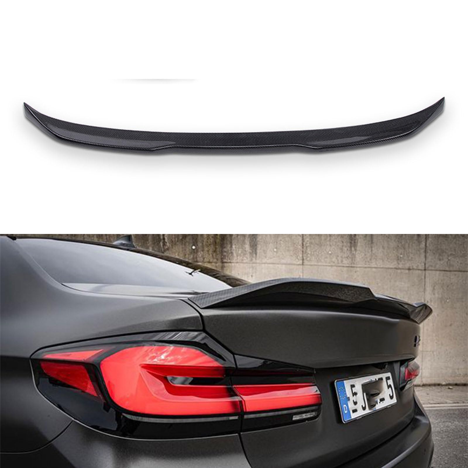 Auto Heckspoiler für BMW Series 5 G30 G38/M5 F90 2017-2021 2022, Kofferraum Spoiler Flügel Auto Styling Tuning Zubehör Auto Heckspoiler für BMW Series 5 G30 G38/M5 F90 2017-2021 2022, Kofferraum Spoiler Flügel Auto Styling Tuning Zubehör von YEHFVSJRUD