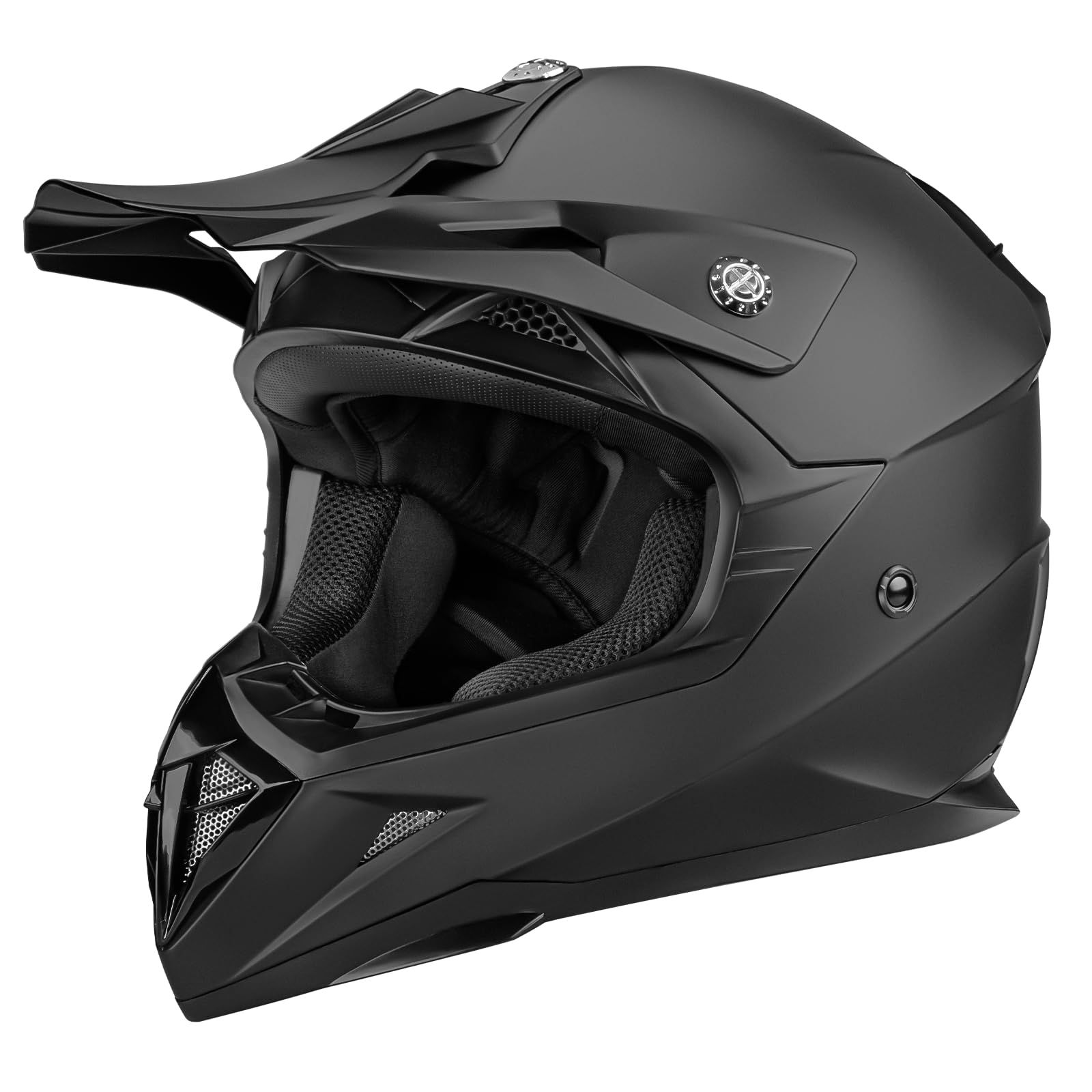 Motocross Motorradhelm Downhill Fullface Helm - Yema YM-915 Cross DH Enduro Quad Mountainbike BMX MTB Helm ECE für Damen Herren Erwachsene-Schwarz Matt-M Motocross Motorradhelm Downhill Fullface Helm - Yema YM-915 Cross DH Enduro Quad Mountainbike BMX MTB Helm ECE für Damen Herren Erwachsene-Schwarz Matt-M von YEMA
