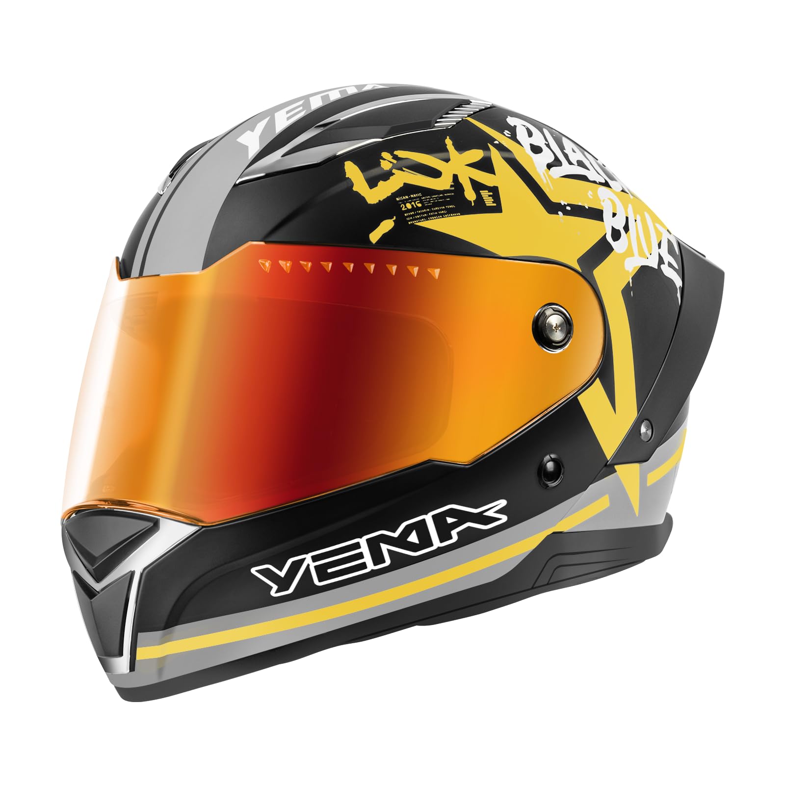 Motorradhelm Integralhelm Rollerhelm Fullface Helm - YEMA YM-850 Sturzhelm ECE MIT fur Damen Herren Erwachsene Motorradhelm Integralhelm Rollerhelm Fullface Helm - YEMA YM-850 Sturzhelm ECE MIT fur Damen Herren Erwachsene von YEMA