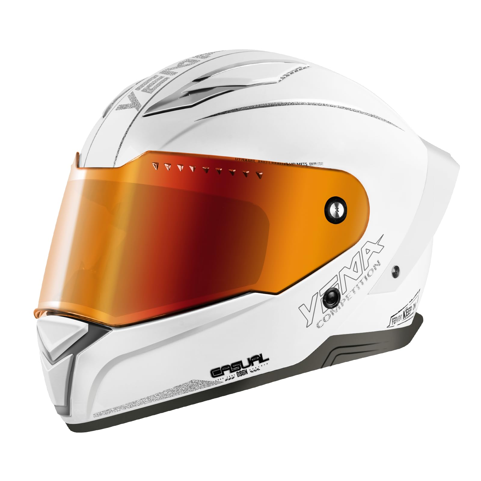 Motorradhelm Integralhelm Rollerhelm Fullface Helm - YEMA YM-850 Sturzhelm ECE mit für Damen Herren Erwachsene Motorradhelm Integralhelm Rollerhelm Fullface Helm - YEMA YM-850 Sturzhelm ECE mit für Damen Herren Erwachsene von YEMA