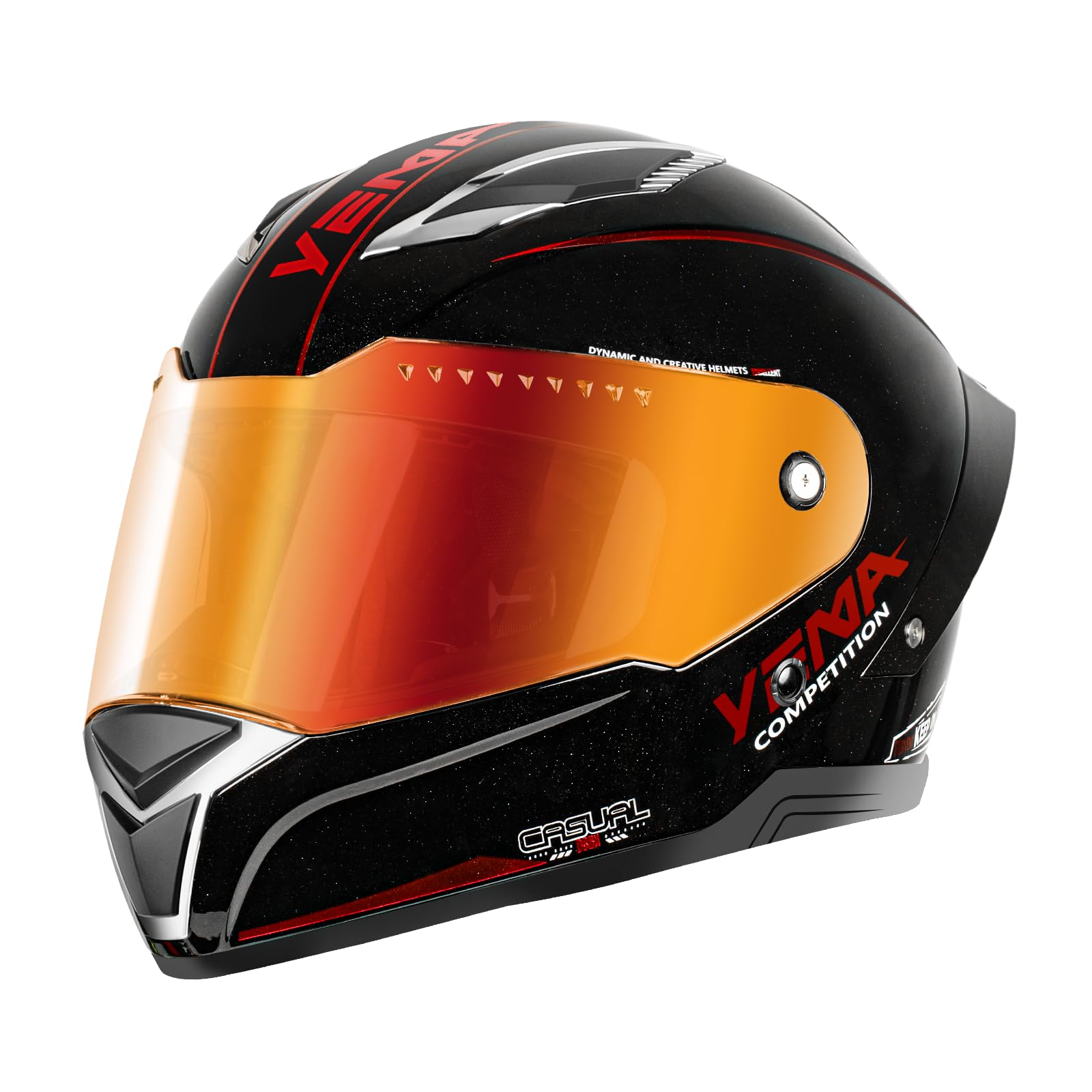 Motorradhelm Integralhelm Rollerhelm Fullface Helm - YEMA YM-850 Sturzhelm ECE mit für Damen Herren Erwachsene Motorradhelm Integralhelm Rollerhelm Fullface Helm - YEMA YM-850 Sturzhelm ECE mit für Damen Herren Erwachsene von YEMA