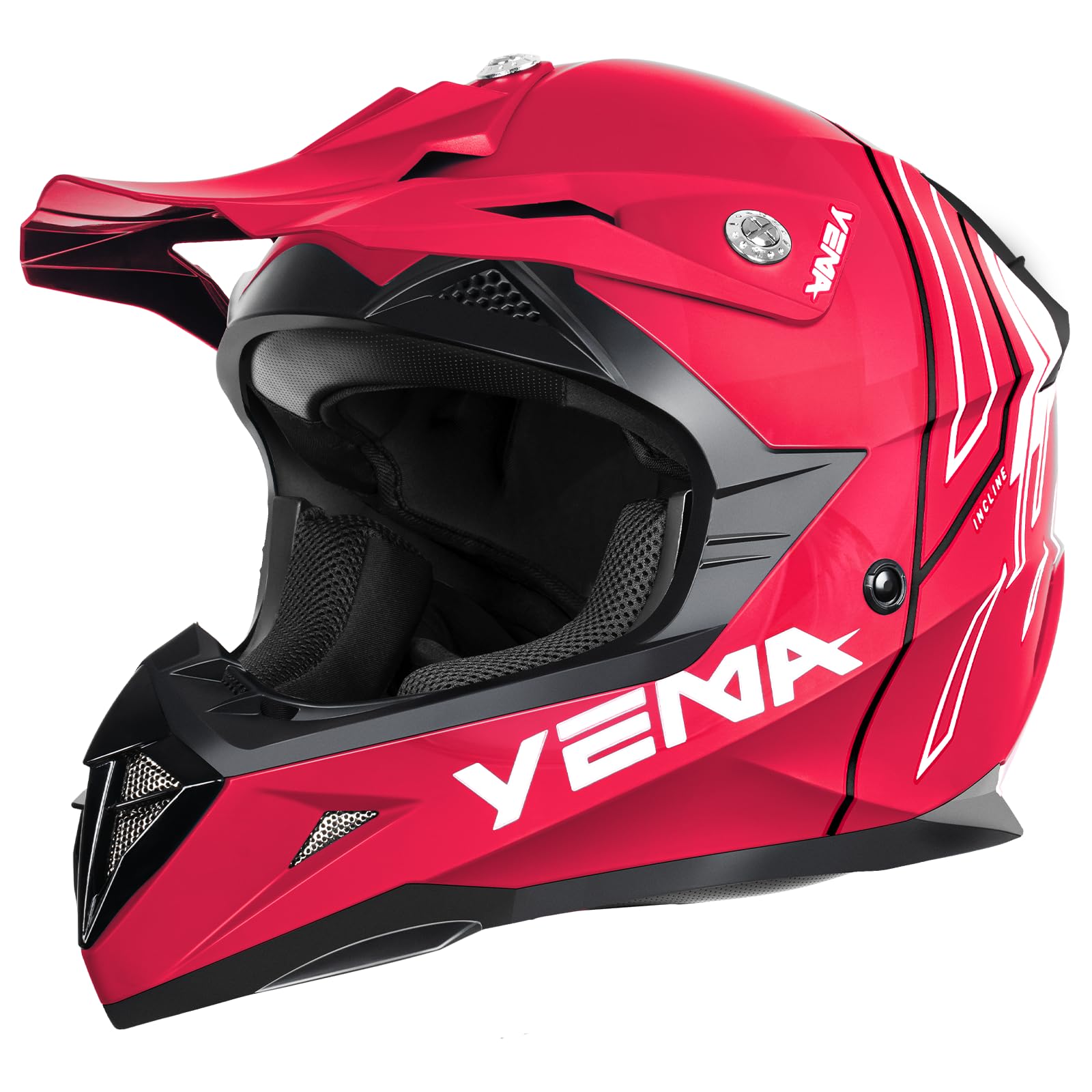 Motorradhelm Cross Mann ECE Homologiert-YEMA YM-915 Integralhelm DH Enduro Frau Quad Motocross Erwachsene Motorradhelm Cross Mann ECE Homologiert-YEMA YM-915 Integralhelm DH Enduro Frau Quad Motocross Erwachsene von YEMA