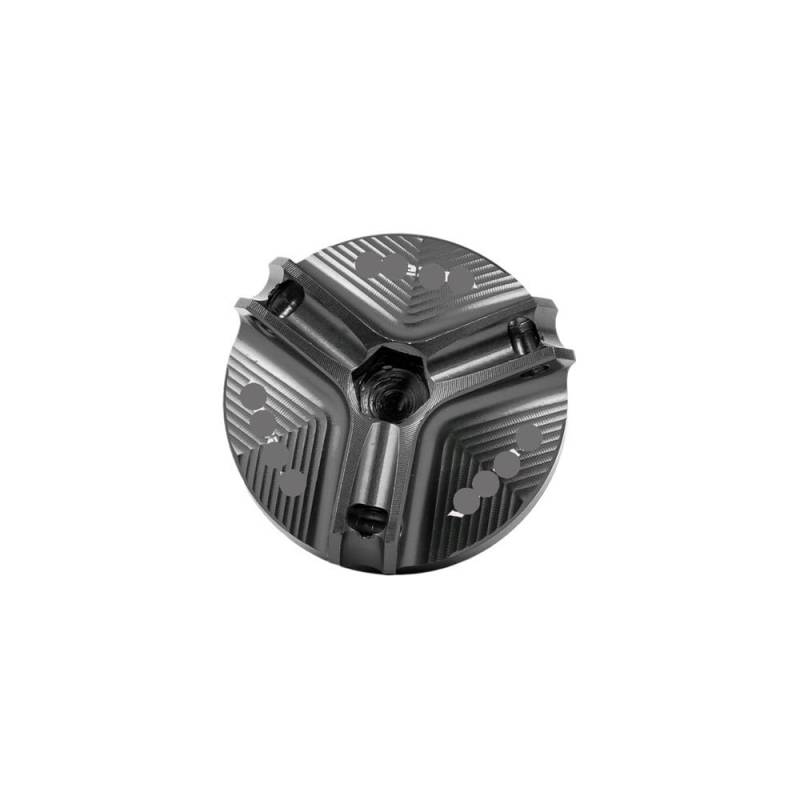 Bremsbehälter-Abdeckung Vorderbremse Für Für Vu&lcan S 650 Für Vu&lcanS 650 VN650 2015-2022 Motorrad Vorne Und Hinten Brems Flüssigkeit Reservoir Öl Füllstoff Kappe von YENBGS