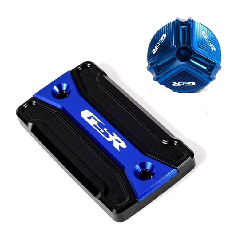 Bremsbehälter-Abdeckung Vorderbremse Motorrad-Ablass-Motoröl-Einfülldeckel Vorne Bremsflüssigkeitsbehälter-Abdeckung Für GSR 750 400 600 GSR750 GSR400 GSR600 von YENBGS