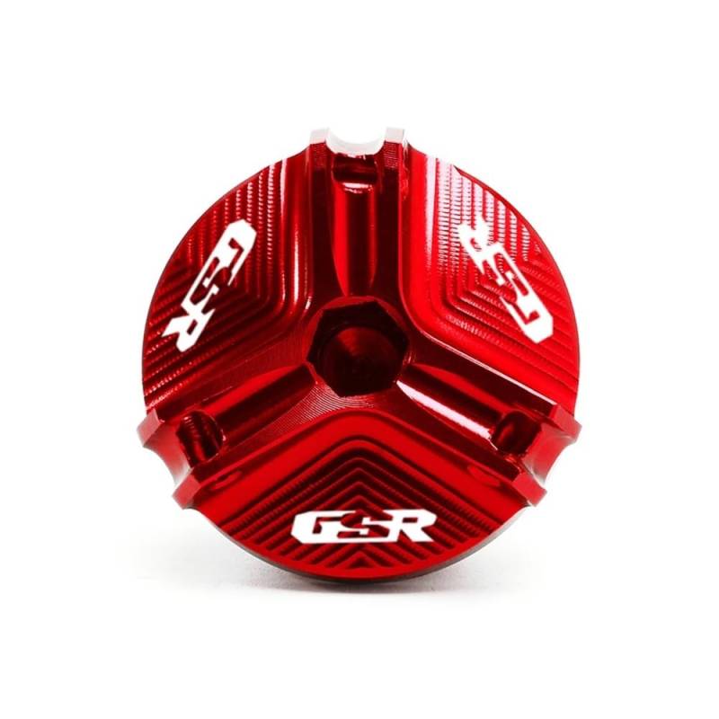 Bremsbehälter-Abdeckung Vorderbremse Motorrad-Ablass-Motoröl-Einfülldeckel Vorne Bremsflüssigkeitsbehälter-Abdeckung Für GSR 750 400 600 GSR750 GSR400 GSR600 von YENBGS