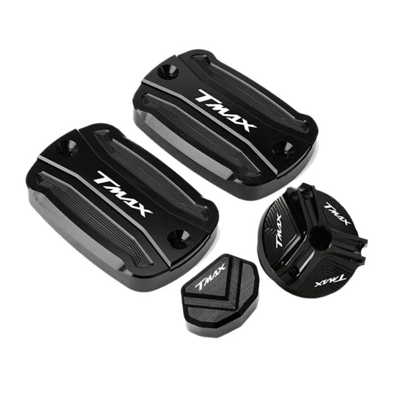 Bremsbehälter-Abdeckung Vorderbremse Motorrad Taste Brems Flüssigkeit Master Zylinder Reservoir Für T-Max TMAX 530 500 560 TMax530 SX DX TECH MAX TMAX560 von YENBGS
