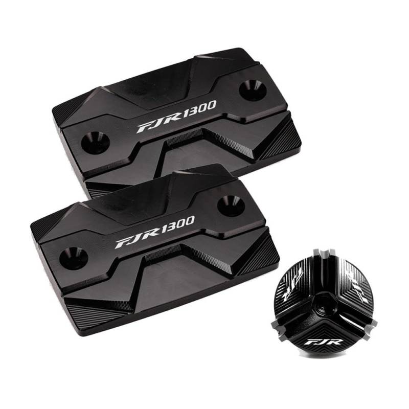 Bremsbehälter-Abdeckung Vorderbremse Motorrad Vorne Brems Flüssigkeit Reservoir Abdeckung Kappe Und Öl Filter Kappe Zubehör Für FJR1300 FJR 1300 2004-2022 2023 2024 von YENBGS