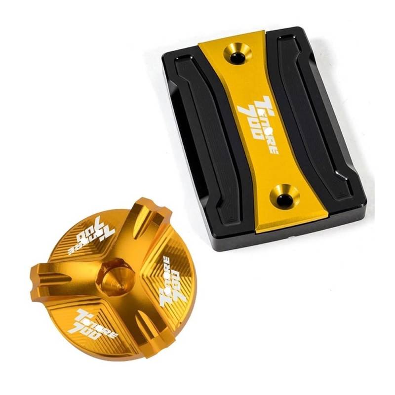 Bremsbehälter-Abdeckung Vorderbremse Motorrad Vorne Brems Flüssigkeit Reservoir Abdeckung Motor Öl Füllstoff Kappe Schraube Für Für Tenere700 XT700 Für Tenere 700 2019-2021 von YENBGS