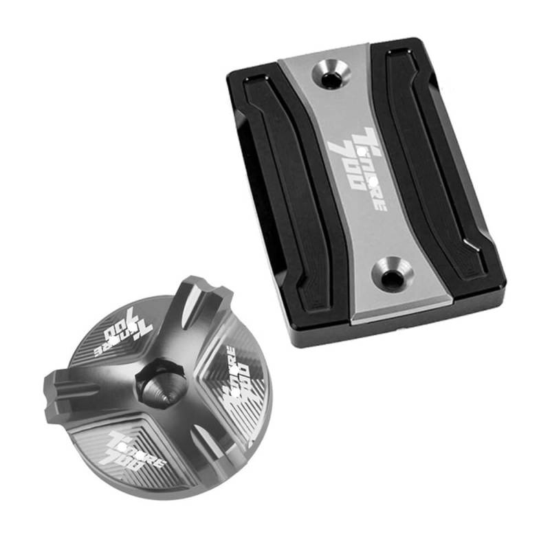 Bremsbehälter-Abdeckung Vorderbremse Motorrad Vorne Brems Flüssigkeit Reservoir Abdeckung Motor Öl Füllstoff Kappe Schraube Für Für Tenere700 XT700 Für Tenere 700 2019-2021 von YENBGS
