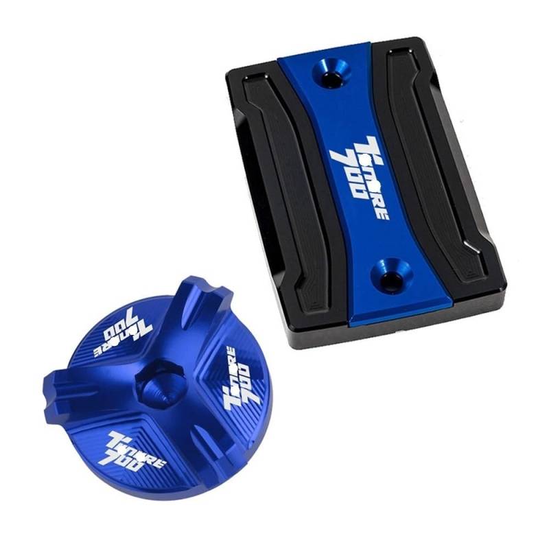 Bremsbehälter-Abdeckung Vorderbremse Motorrad Vorne Brems Flüssigkeit Reservoir Abdeckung Motor Öl Füllstoff Kappe Schraube Für Für Tenere700 XT700 Für Tenere 700 2019-2021 von YENBGS