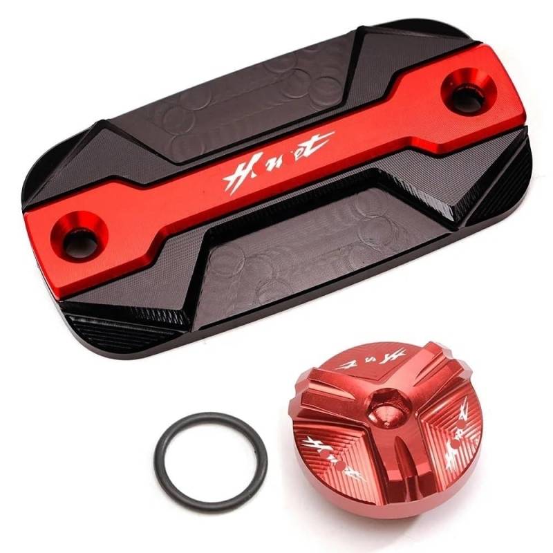 Bremsbehälter-Abdeckung Vorderbremse Motorrad Vorne Brems Flüssigkeit Reservoir Abdeckung Öl Füllstoff Kappe Für Für Hornet 900 600 CB600F 1998-2014 CB750 Für Hornet 750 2023-2024 von YENBGS