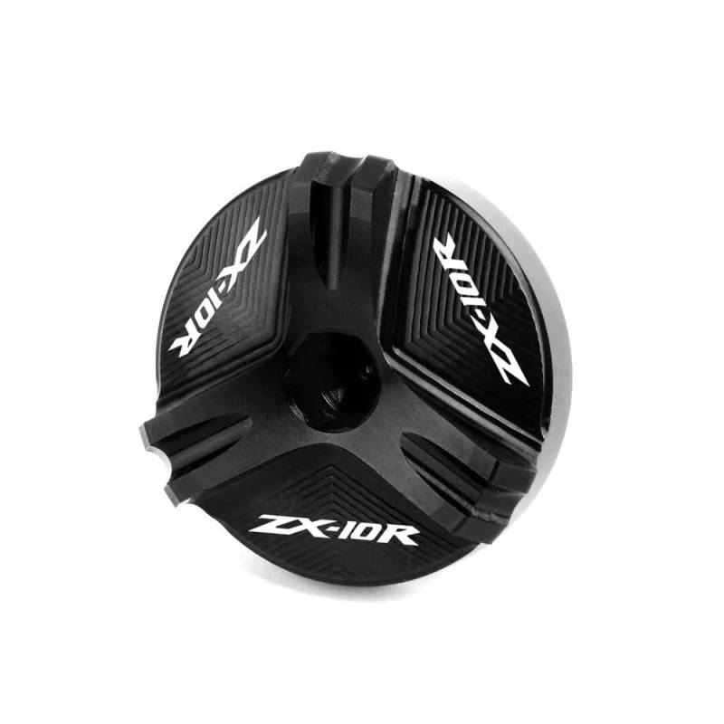 Bremsbehälter-Abdeckung Vorderbremse Motorrad Vorne Brems Flüssigkeit Reservoir Abdeckung Öl Füllstoff Kappe Für Für Ninja ZX6R 636 ZX636 ZX-6R ZX10R 2021 2022 2023 von YENBGS