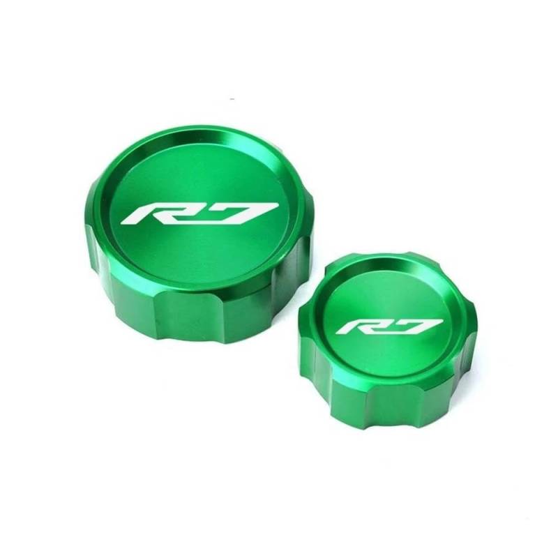 Bremsbehälter-Abdeckung Vorderbremse Motorradzubehör Vorne Und Hinten Bremsflüssigkeitsbehälterdeckel Reservoirdeckel Abdeckung Für R7 2022 YZF R7 YZF-R7 2021-2022 von YENBGS