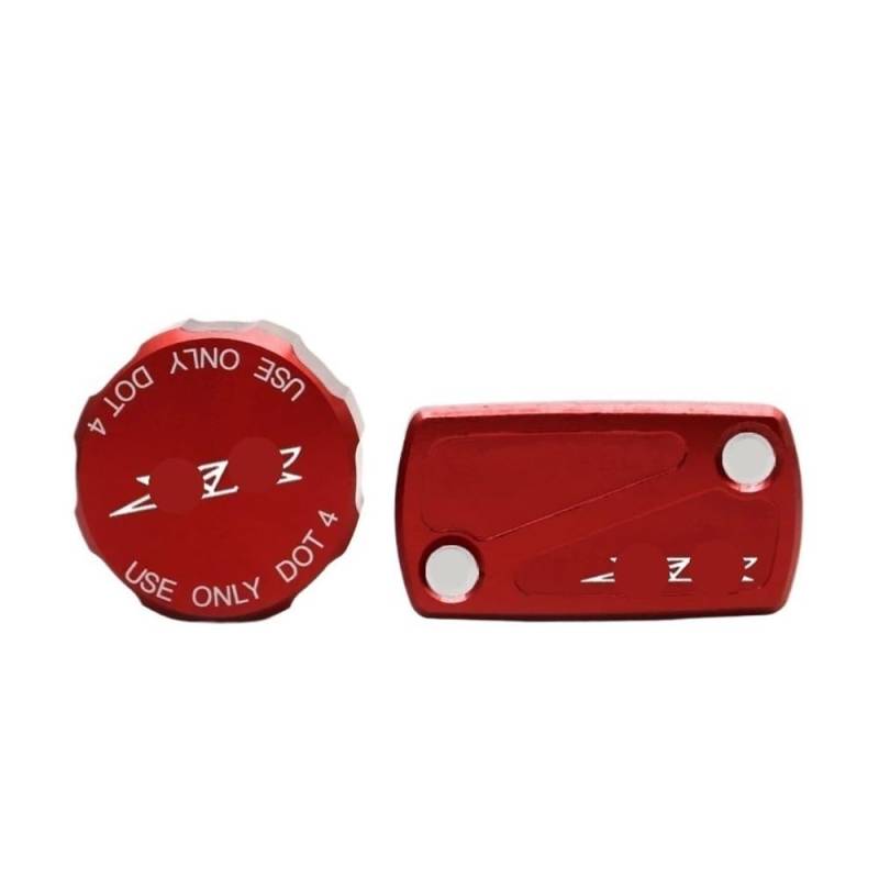 Bremsbehälter-Abdeckung Vorderbremse Vorne Hinten Brems Reservoir Abdeckung Für XR650R 2000 XR250R XR400R 1996-2004 XR 650 400 250 Motorrad Pumpe Öl Flüssigkeit Caps von YENBGS