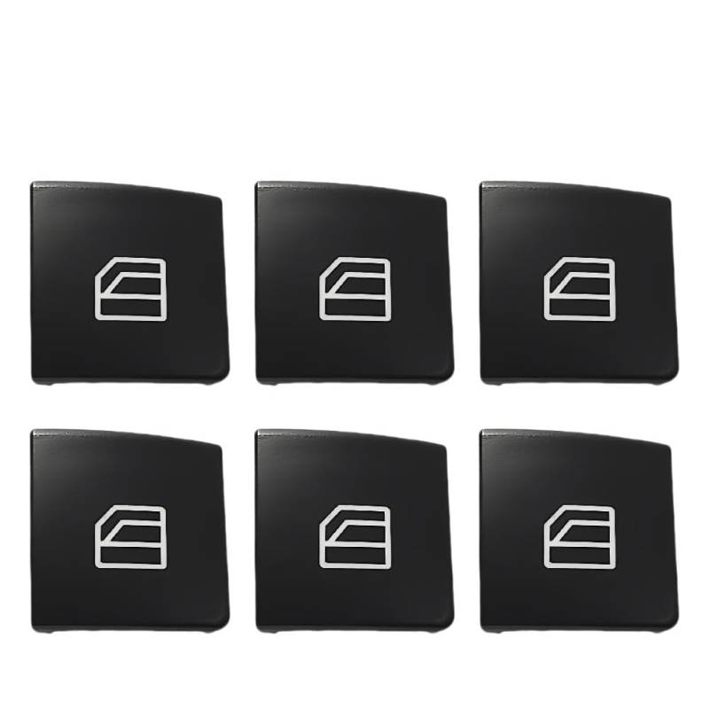 Fensterheber Schalter 1-10P Auto Fenster Aufstieg Taste Schalter Taste Abdeckung Cap Auto Glas Lift Power Control Taste Für Benz C GLK E W204/212 X204 Schalter-Taste Fensterschalter von YENBGS