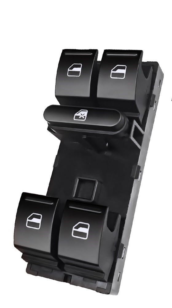 Fensterheber Schalter 5ND959857 Für Golf 5 6 Für Für Tiguan Für Passat B6 Für CC Für Sitz Für Leon MK2 Für Fabio Power Fenster Master Switch Control Taste Schalter-Taste Fensterschalter von YENBGS