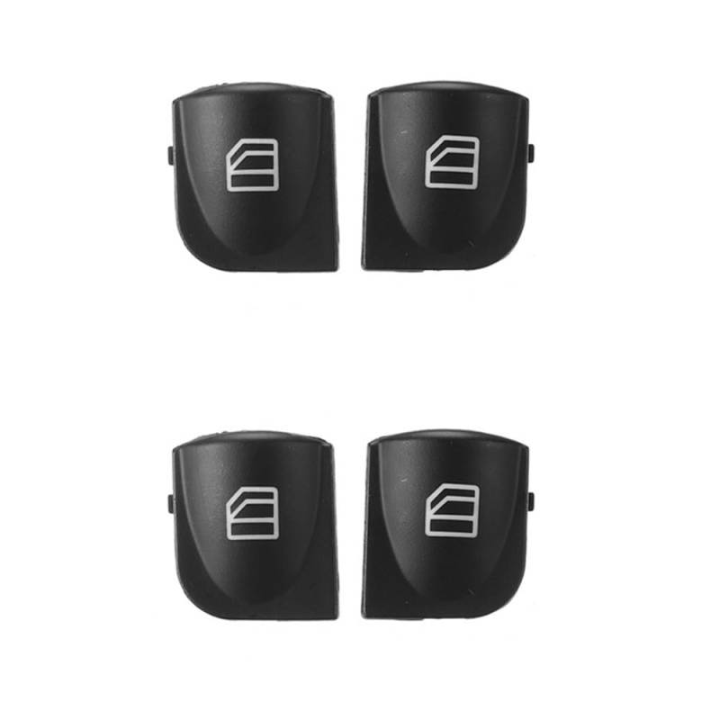 Fensterheber Schalter Links + Rechts Auto Fenster Windschutzscheibe Control Power Schalter Schwarz Taste Abdeckung A2038210679 Für Benz W208 W203 C CLK Schalter-Taste Fensterschalter von YENBGS