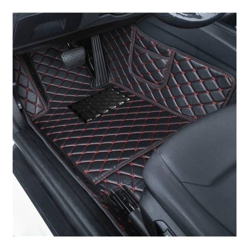 Auto matten Set Maßgeschneiderte Automobil-Auto-Fußmatten Für Golf 7 MK7 2012 2013 2014 2015, Auto-Luxus-Leder, Für Männer Und Frauen, Automatten Mit Vollständiger Fußmatten Autoteppich von YENBGS