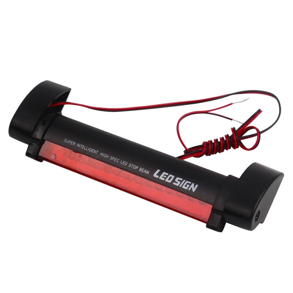 Dritte Bremsleuchte,3 Bremsleuchte 14 24 32 48 Lichter Auto Bremslicht Auto-Styling Auto Warnleuchte Universal Stop Hinten Schwanz Parkleuchte 12V Rotes Licht(14 Lights) von YETGFBH