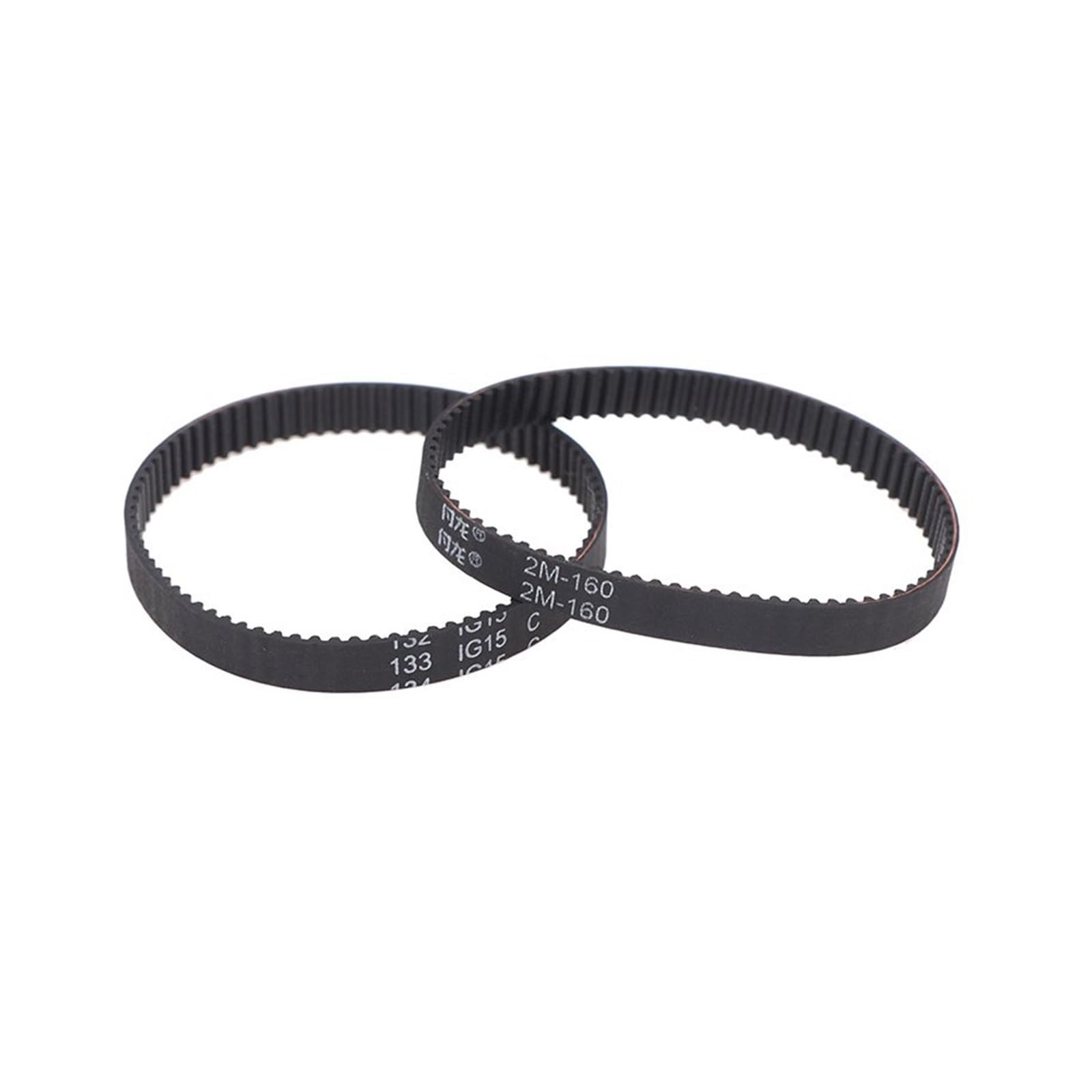 Antriebsriemen 2 Stücke Zahnriemen 2GT/2M Umfang 140 142 150 160 180mm Breite 6mm Synchron Förder Ersatzteil Für Staubsauger Antriebsriemen Zahnriemen(Black) von YFFSSJ